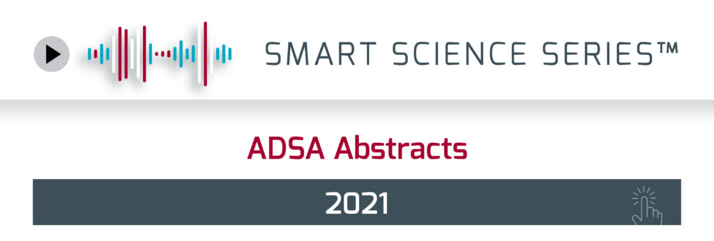 Website banner related to the ADSA 2021Abstracts
